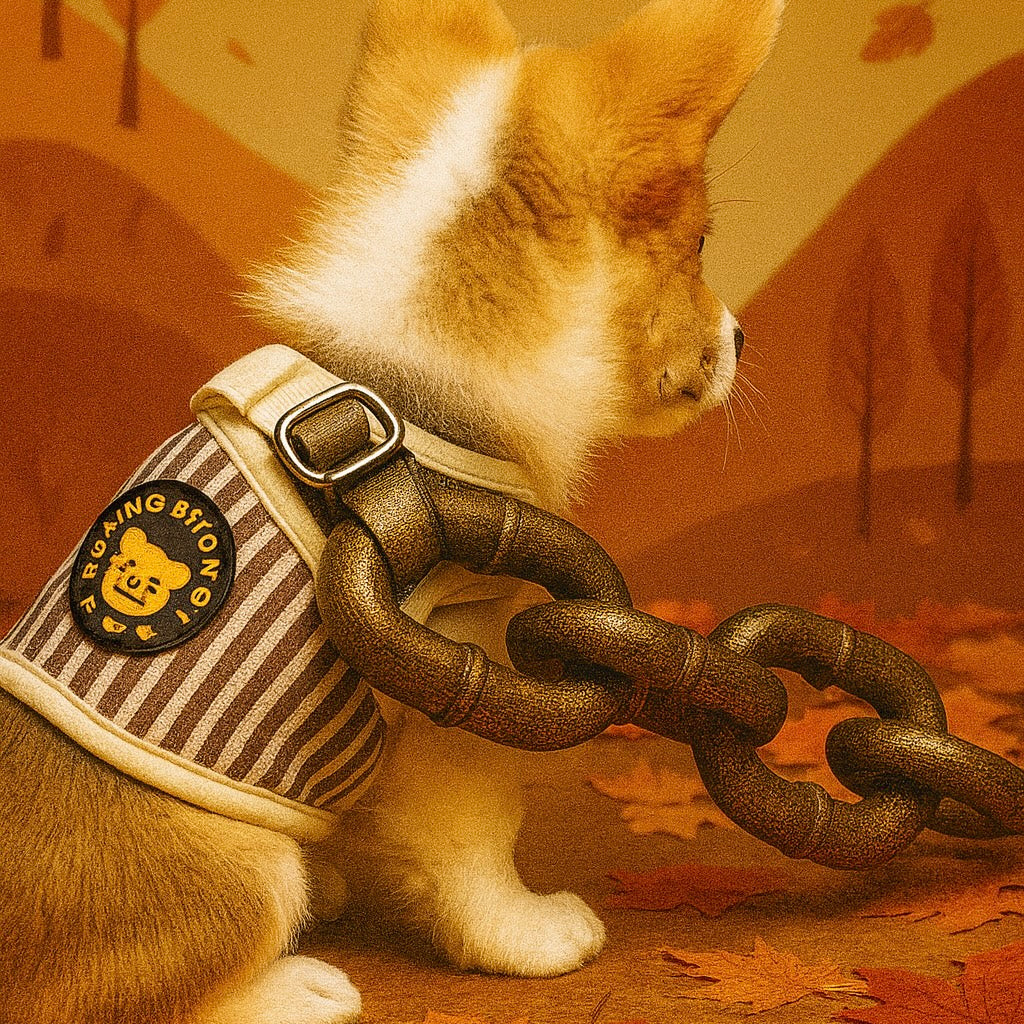 Nep Stalen Hondenketting β Voor de Kleine Hond met Grote Attitude