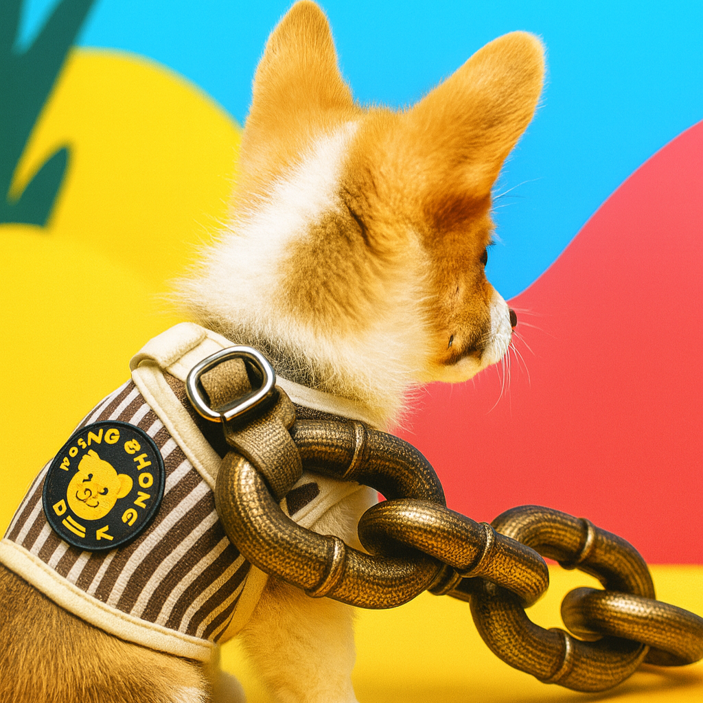 Nep Stalen Hondenketting – Voor de Kleine Hond met Grote Attitude